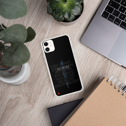 Just Ask Bro - iPhone Case Dark - Sailor Blue