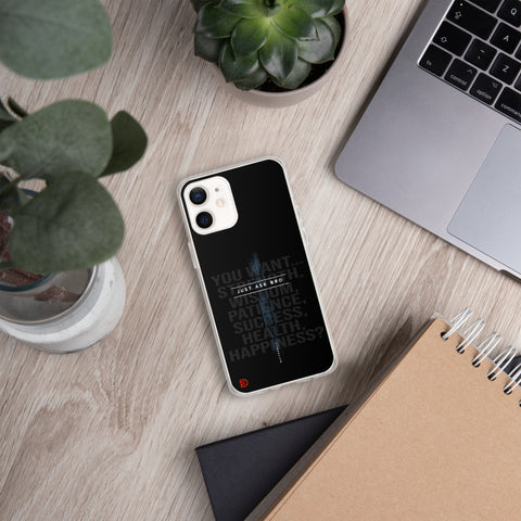 Just Ask Bro - iPhone Case Dark - Sailor Blue