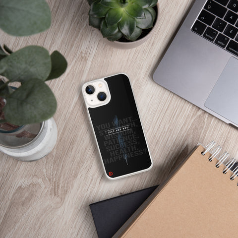 Just Ask Bro - iPhone Case Dark - Sailor Blue