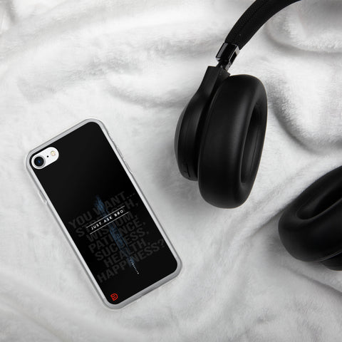 Just Ask Bro - iPhone Case Dark - Sailor Blue