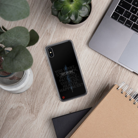 Just Ask Bro - iPhone Case Dark - Sailor Blue