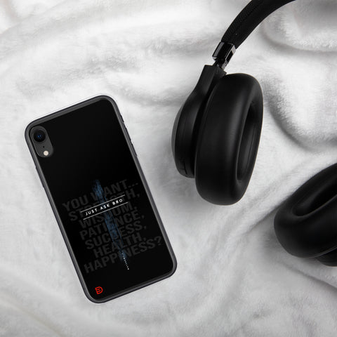 Just Ask Bro - iPhone Case Dark - Sailor Blue