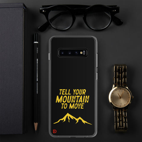 Your Mountain - Samsung Case Dark - Gold