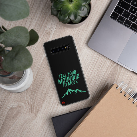Your Mountain - Samsung Case Dark - Mint
