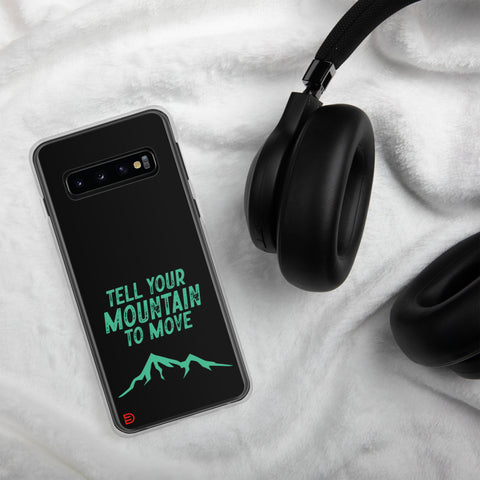 Your Mountain - Samsung Case Dark - Mint