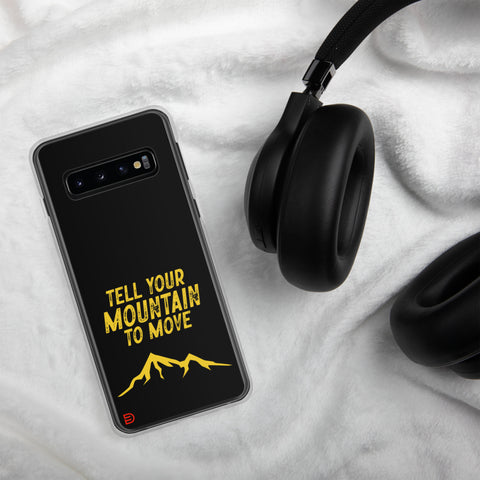 Your Mountain - Samsung Case Dark - Gold