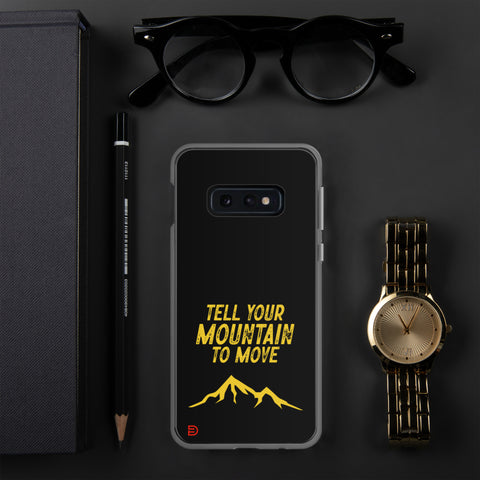 Your Mountain - Samsung Case Dark - Gold