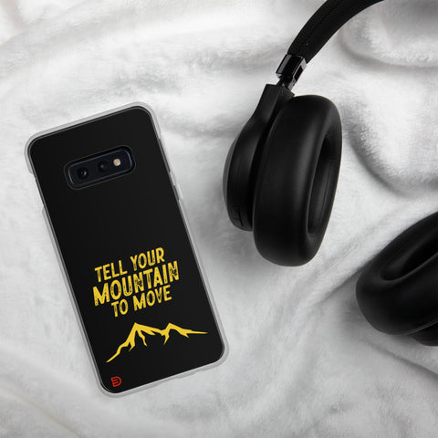 Your Mountain - Samsung Case Dark - Gold