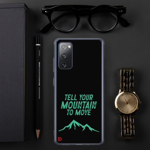 Your Mountain - Samsung Case Dark - Mint