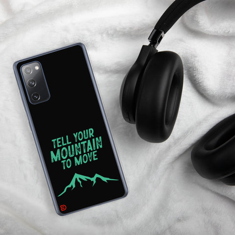 Your Mountain - Samsung Case Dark - Mint