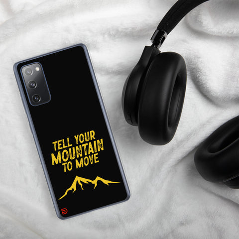 Your Mountain - Samsung Case Dark - Gold
