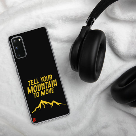 Your Mountain - Samsung Case Dark - Gold