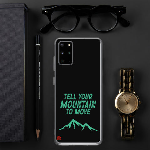 Your Mountain - Samsung Case Dark - Mint
