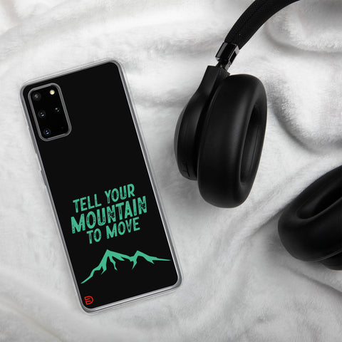 Your Mountain - Samsung Case Dark - Mint