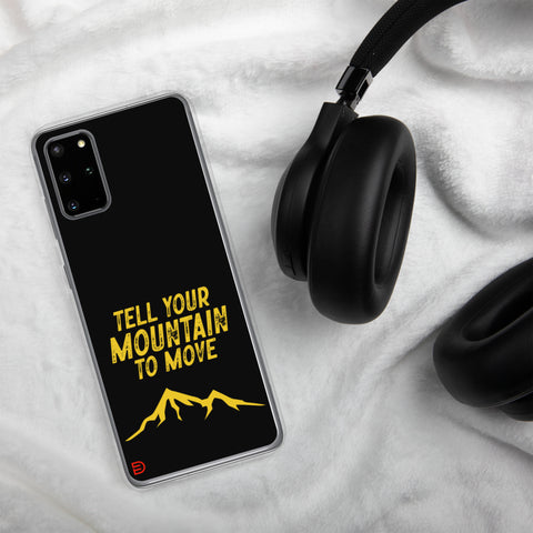 Your Mountain - Samsung Case Dark - Gold