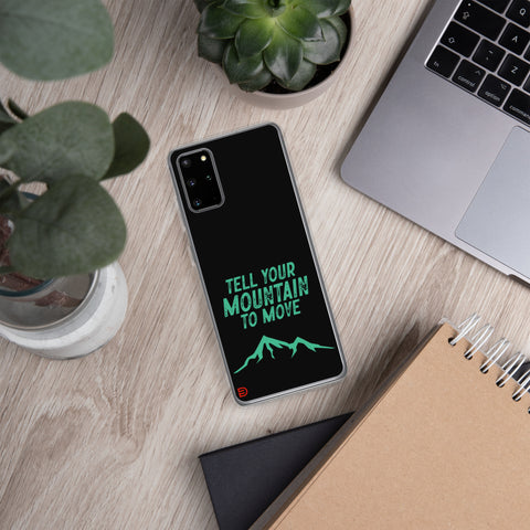 Your Mountain - Samsung Case Dark - Mint