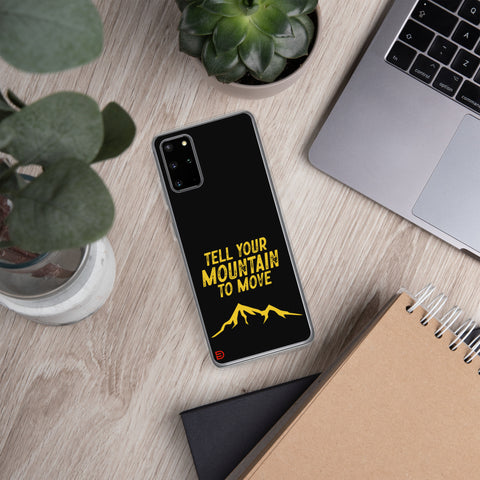 Your Mountain - Samsung Case Dark - Gold