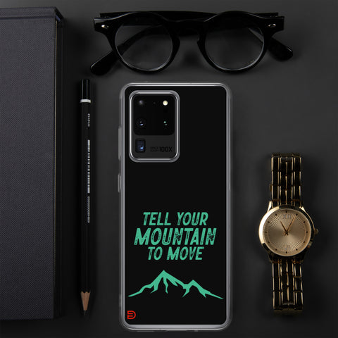 Your Mountain - Samsung Case Dark - Mint