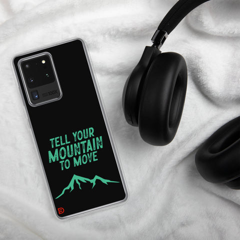 Your Mountain - Samsung Case Dark - Mint
