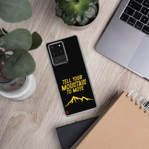 Your Mountain - Samsung Case Dark - Gold