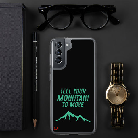 Your Mountain - Samsung Case Dark - Mint