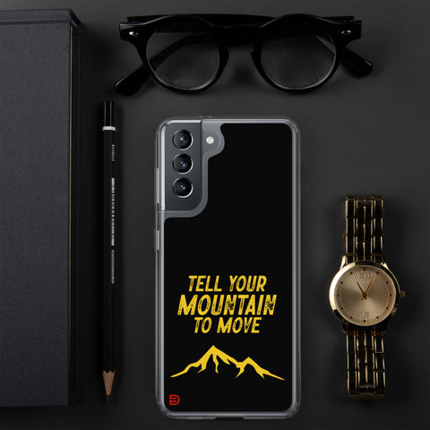 Your Mountain - Samsung Case Dark - Gold