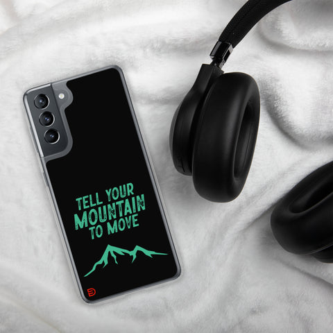 Your Mountain - Samsung Case Dark - Mint