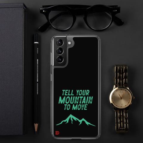Your Mountain - Samsung Case Dark - Mint