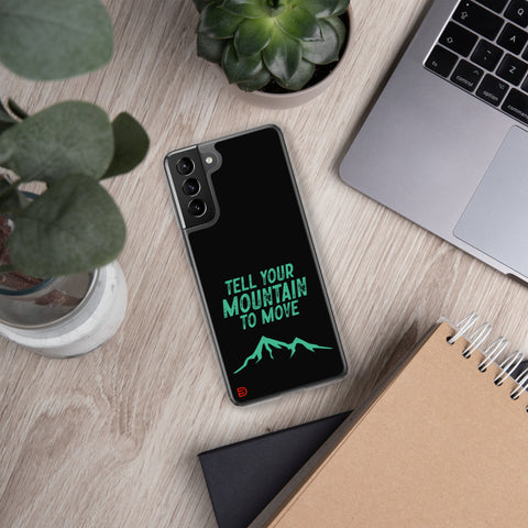 Your Mountain - Samsung Case Dark - Mint