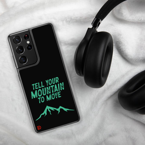 Your Mountain - Samsung Case Dark - Mint