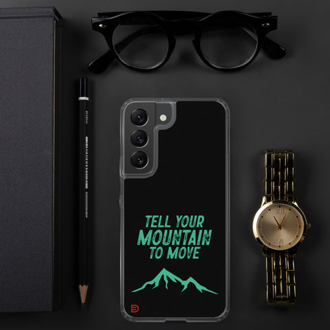 Your Mountain - Samsung Case Dark - Mint