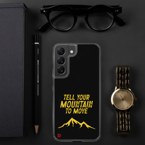 Your Mountain - Samsung Case Dark - Gold