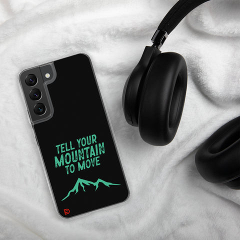Your Mountain - Samsung Case Dark - Mint