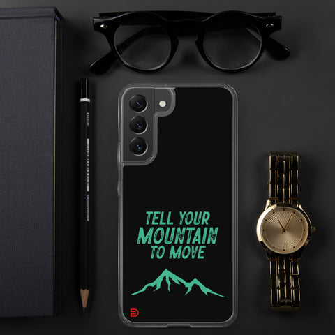 Your Mountain - Samsung Case Dark - Mint