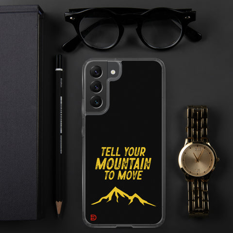 Your Mountain - Samsung Case Dark - Gold
