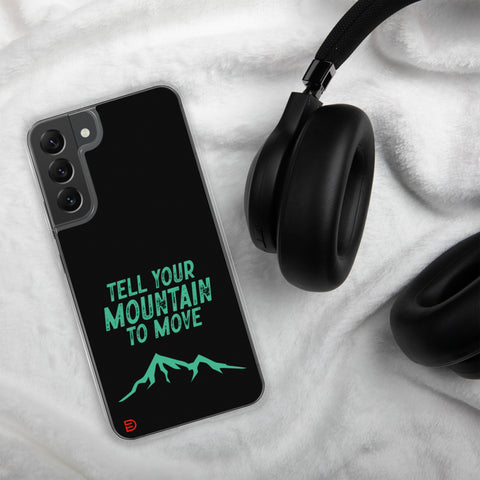 Your Mountain - Samsung Case Dark - Mint