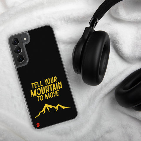 Your Mountain - Samsung Case Dark - Gold