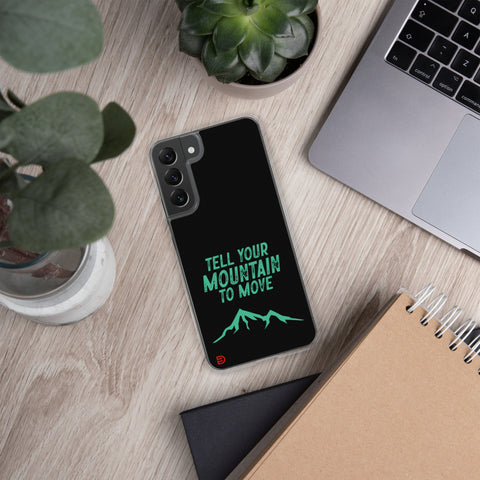 Your Mountain - Samsung Case Dark - Mint