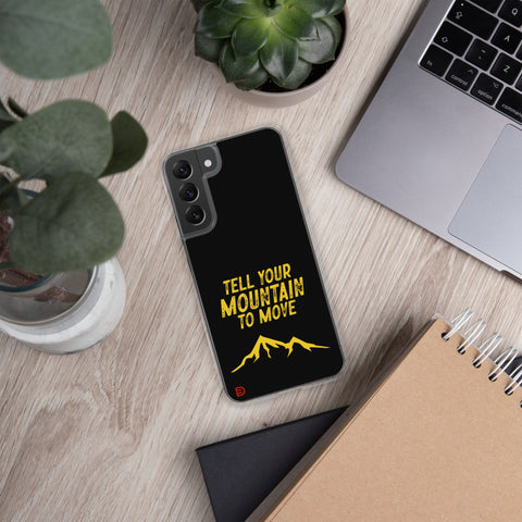 Your Mountain - Samsung Case Dark - Gold