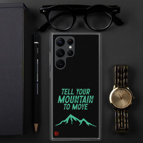 Your Mountain - Samsung Case Dark - Mint