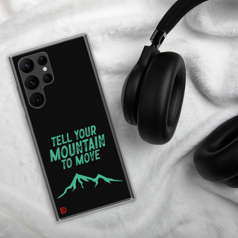 Your Mountain - Samsung Case Dark - Mint