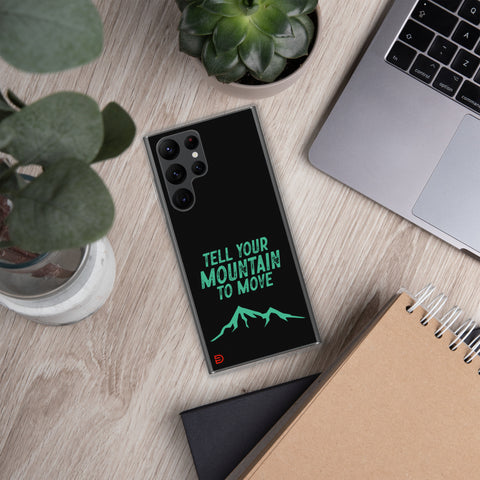 Your Mountain - Samsung Case Dark - Mint