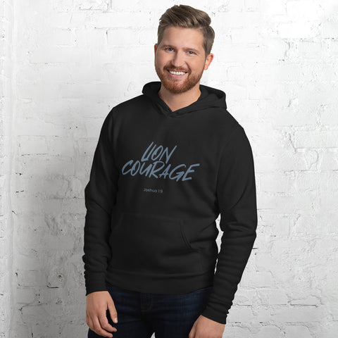 Lion Courage - Unisex hoodie Dark - Sailor Blue