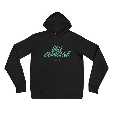 Lion Courage - Unisex hoodie Dark - Mint