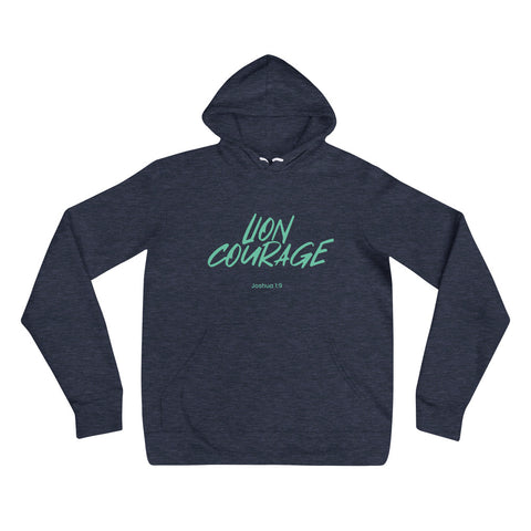 Lion Courage - Unisex hoodie Dark - Mint