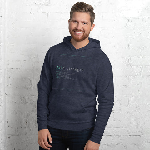 Ask Anything - Unisex hoodie Dark