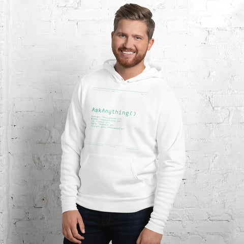 Ask Anything - Unisex hoodie Light
