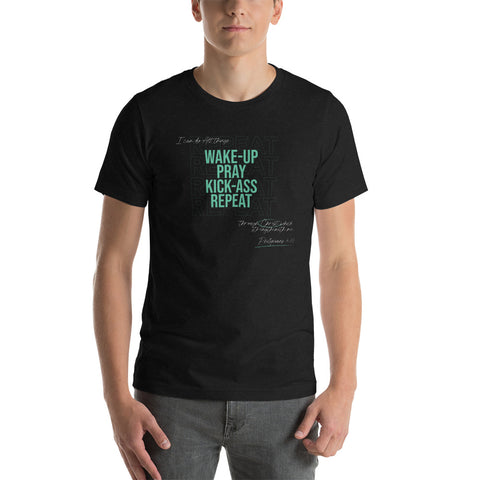 Repeat - Short-Sleeve Unisex T-Shirt Dark - Mint